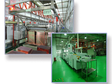 全套進(jìn)口自動生產(chǎn)線，自有各種表面處理設(shè)備